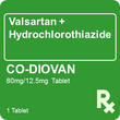 Co-Diovan 80mg/12.5mg 1 Tablet