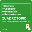 Quadrotopic 10mg/10mg/1mg/500mcg Cream Tube 5g