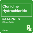 Catapres 150mcg 1 Tablet