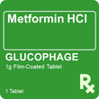 Glucophage 1g 1 Tablet
