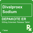 Depakote ER 500mg 1 Tablet