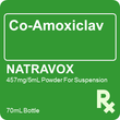 Natravox 400mg / 57mg / 5mL Suspension 70mL