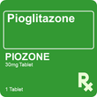 Piozone 30mg 1 Tablet