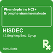 Hisdec 12.5/4mg / 5mL Syrup 60mL