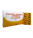 Calciumade 600mg / 400IU/40mg / 7.5mg / 1.8mg 1 Tablet