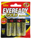 Eveready Alkaline Gold AA 4S