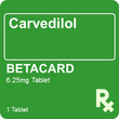 Betacard 6.25mg 1 Tablet