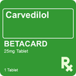 Betacard 25mg 1 Tablet