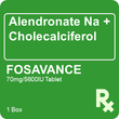 Fosavance 70mg / 5600 IU 1 Tablet  2's