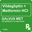 Galvus Met 50mg/850mg 1 Tablet