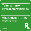 Micardis Plus 80mg/25mg 1 Tablet