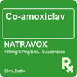 Natravox 400mg / 57mg / 5mL Suspension 35mL