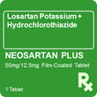Neosartan Plus 50mg/12.50mg 1 Film-Coated Tablet