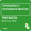 Twynsta 80mg/10mg 1 Tablet