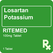 Losartan Potassium RiteMed 100mg 1 Tablet