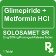 Solosamet SR 2mg/500mg 1 Tablet