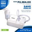 Omron NE-C801 Compressor Nebulizer for Asthma with Complete Set