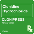 Clonipress 75mcg 1 Tablet