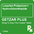 Getzar Plus 50mg/12.5mg 1 Tablet