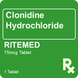 Clonidine HCl RiteMed 75mcg 1 Tablet