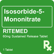 Isosorbide-5-Mononitrate RiteMed 60mg 1 Tablet