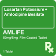 Amlife 50mg/5mg 1 Tablet