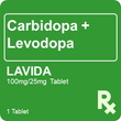 Lavida 100mg / 25mg 1 Tablet