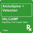 Valcamp 5mg/80mg 1 Tablet