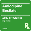 Amlodipine Besilate Centramed 5mg 1 Tablet