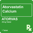 Atorvas 40mg 1 Tablet