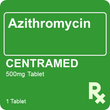 Azithromycin Centramed 500mg 1 Tablet