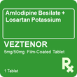 Veztenor 5mg/50mg 1 Tablet