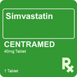 Simvastatin Centramed 40mg 1 Tablet