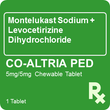 Co-Altria Ped 5mg / 5mg 1 Chewable Tablet