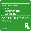 Appetite With Iron Syrup 60mL
