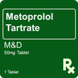 Metoprolol Tartrate 50mg Tab M&D
