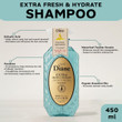 Diane Moist Shampoo Fresh & Hydrate 450ml