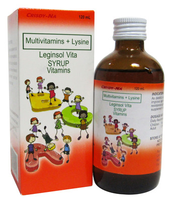Leginsol-Vita Multivitamins and Lysine Syrup 120mL
