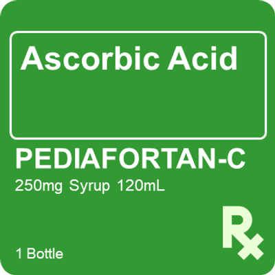 Pediafortan-C 250mg / 5mL Syrup 120mL