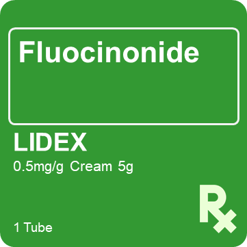 Lidex 0.5mg / g Cream Tube 5g