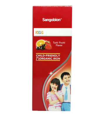 Sangobion 15mg / 1mg / 1mg / 1.5mg / 15mg / 0.3mg / 5mL Syrup 100mL