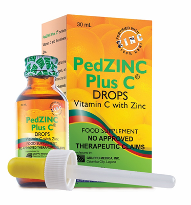 Pedzinc Plus C 45mg / 4.5mg / 0.6mL Drops 30mL