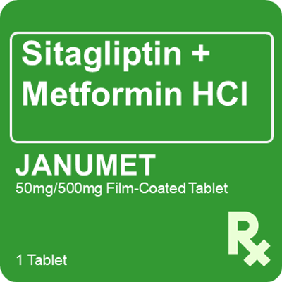 Janumet 50mg/500mg 1 Tablet