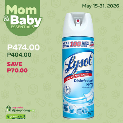 Lysol Spray Crisp Linen 340g