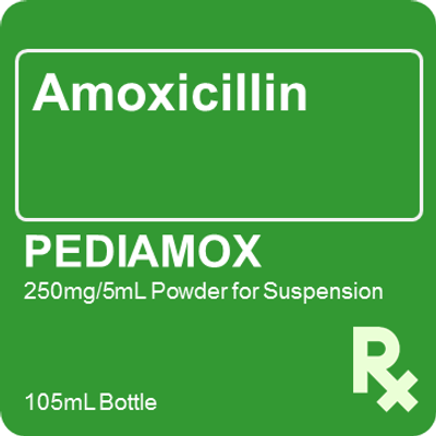 Pediamox 250mg / 5mL Suspension 105mL