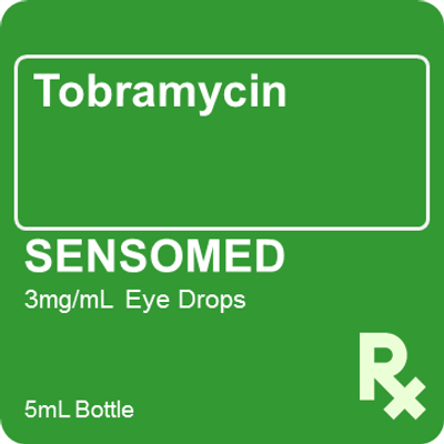 Tobramycin Sensomed 3mg / mL Opthalmic Solution 5mL