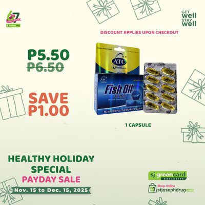 ATC Fish Oil 995mg Softgel 1 Capsule