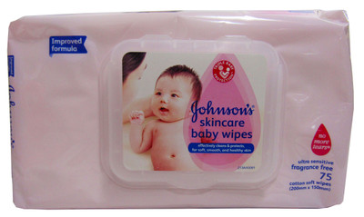 Johnson's Baby Wipes Skincare 75S