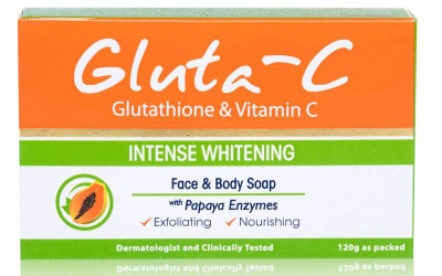 Gluta-C Intense Whitening Papaya Exfoliating Soap 120g