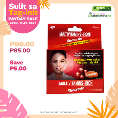 Stresstabs Multivitamins and Iron Tablets - 8s 